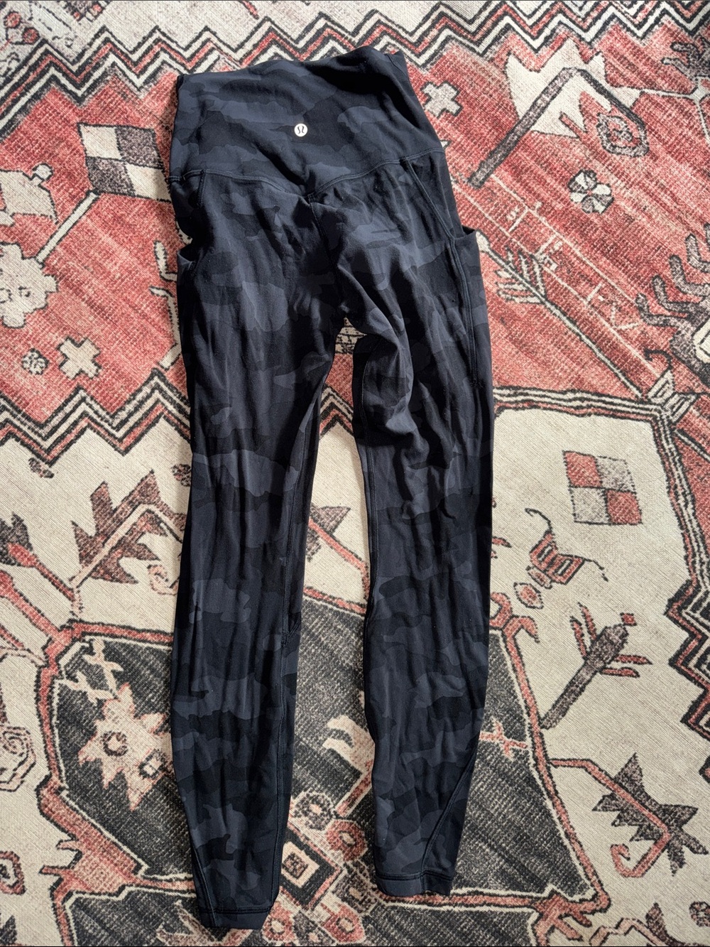 lululemon athletica Black Camo Women’s High-Rise Track Joggers